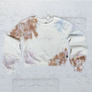 NWT White Tie Dye T2 Love Sweatshirt Size 12